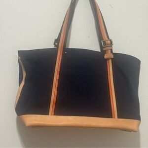 Black and Tan Tote Bag